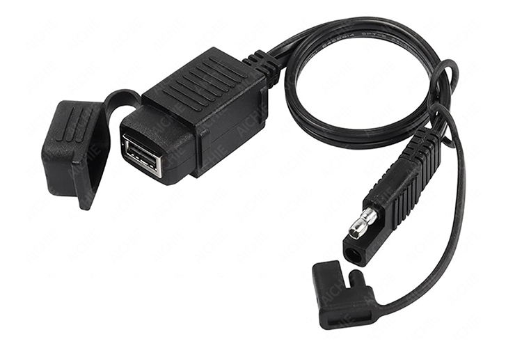 Waterproof USB connector cable