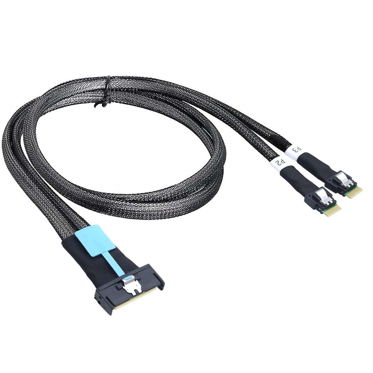 MCIO 8i to SFF-8654 4i Cable