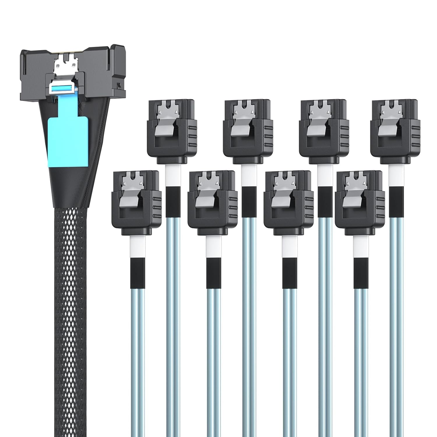 Mcio 8i to 8x Sata cable