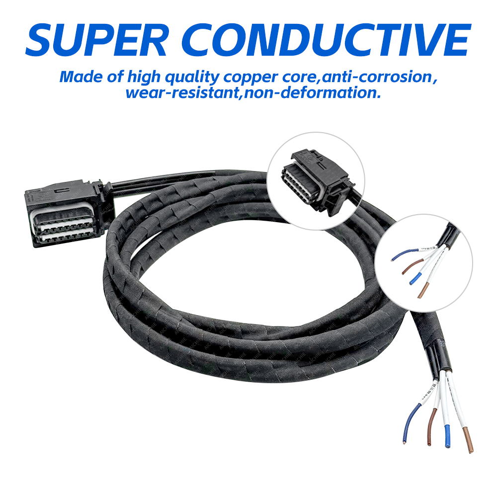 TE ECU 28 Pin Auto cable assembly
