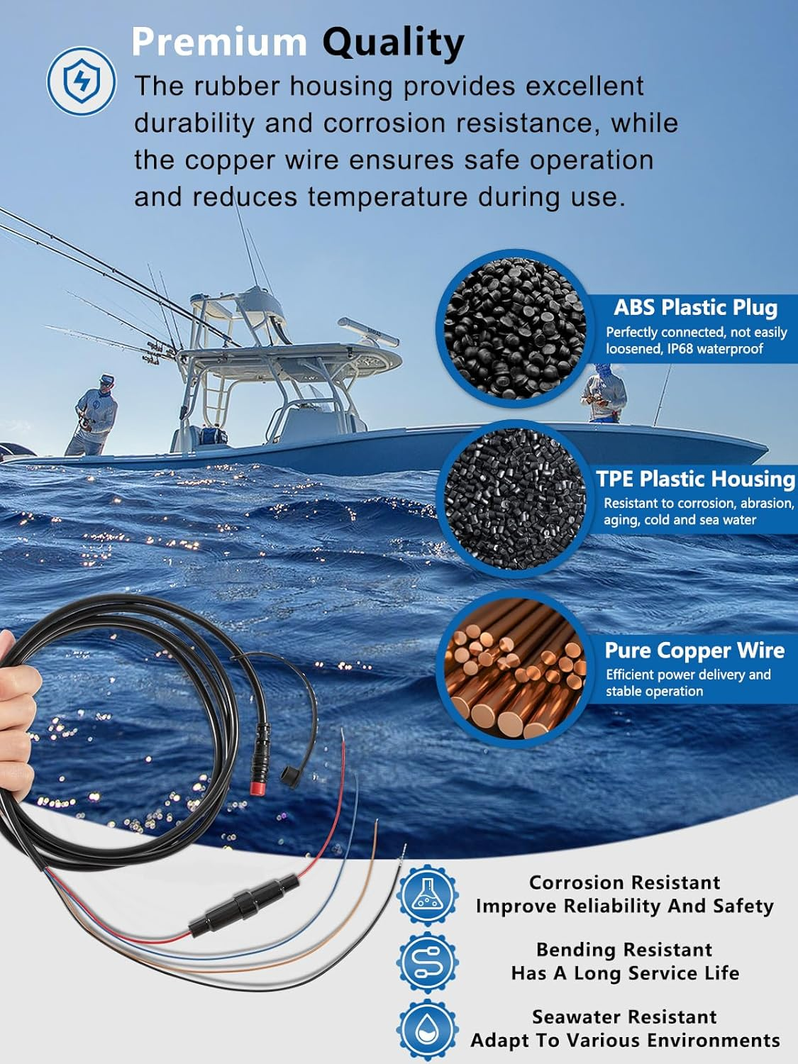 Fishfinder Power Cable