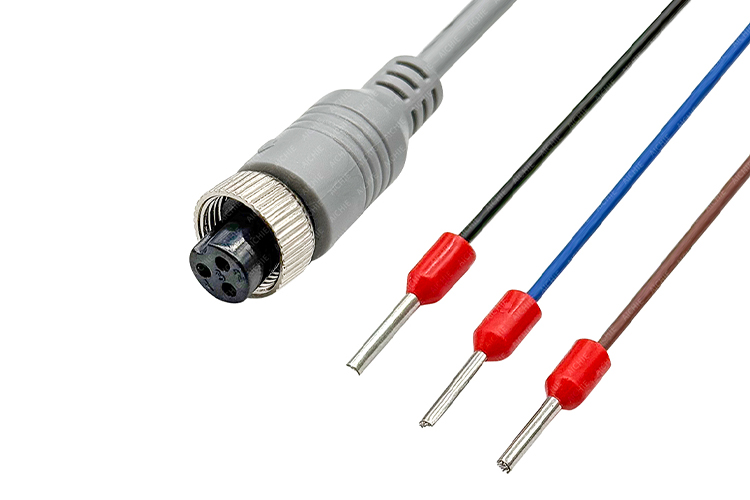 M12 Waterproof Electrical Cable
