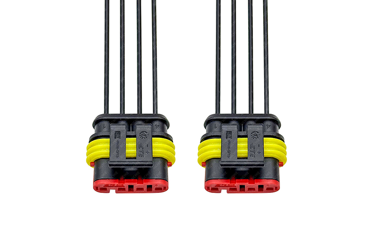 4 Pin Female Waterproof Auto Wire Harness