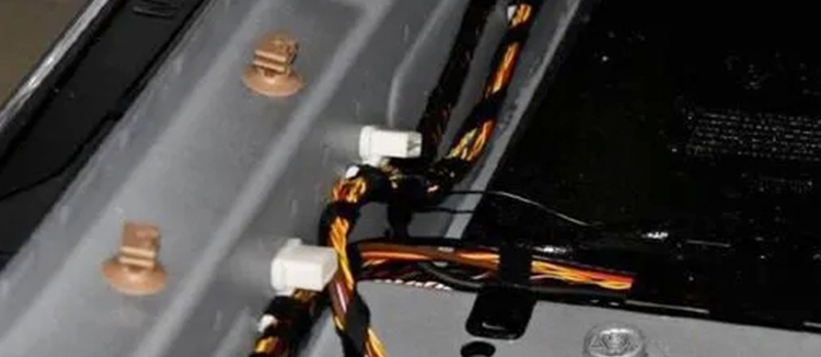 Interior Car Wire Harness Installation