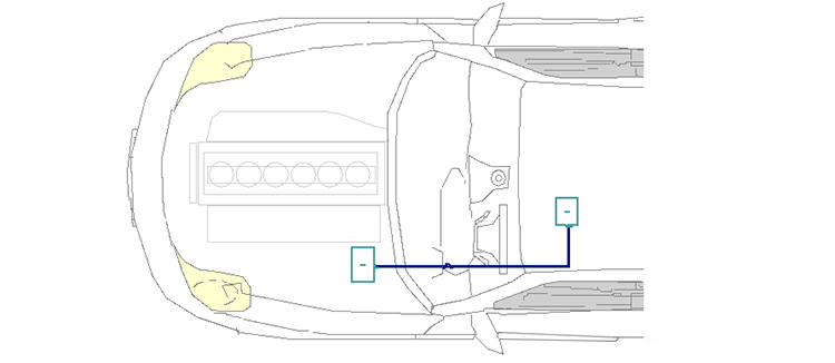 Vehicle Wire Harness Design Sketch