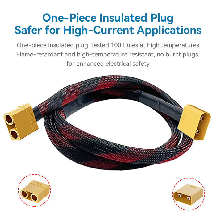 XT90 insulated plug cable
