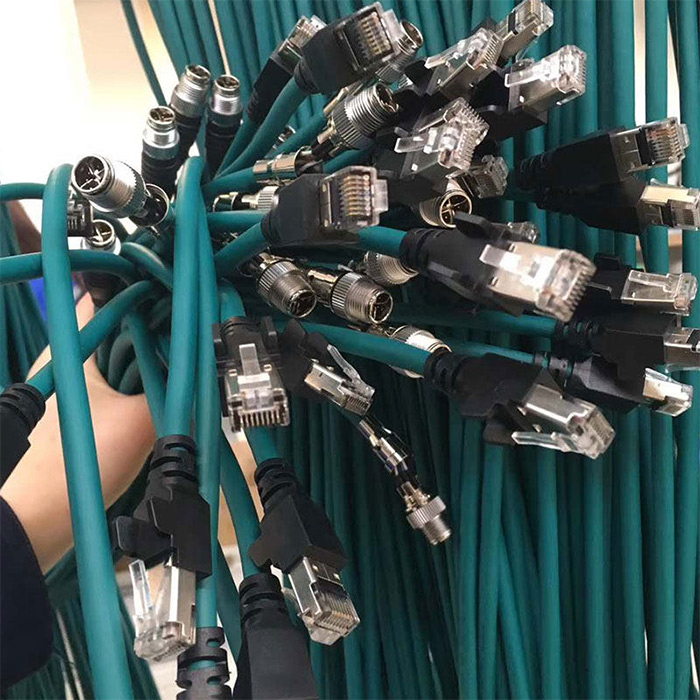 Industrial Network Cable Bulk M12 RJ45 Cables