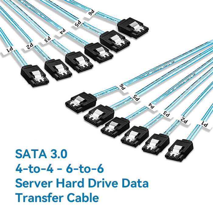 Multi-channel SATA cable