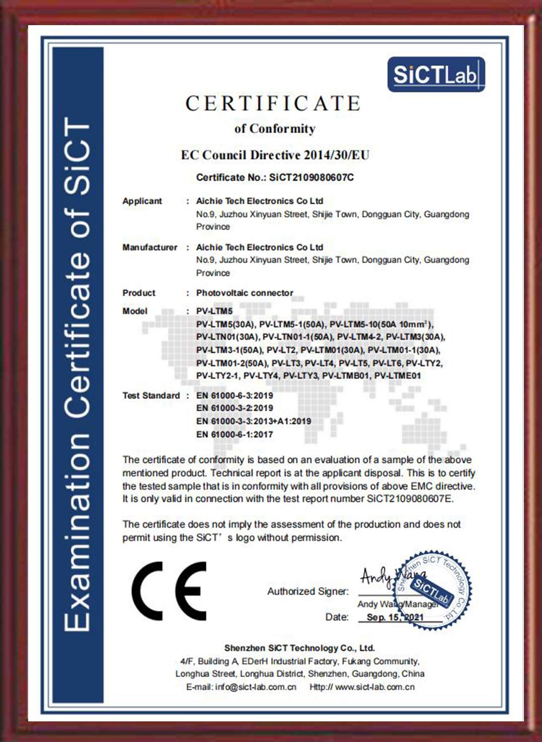 CE Certified Wire Harness
