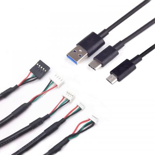 Jst 5-pin To Usb A Male Plug Cable
