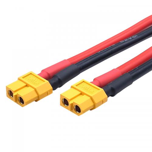 1Set Amass XT60 Male Female Parallel Battery Connector with 10AWG Silicone Wire Cable Assembly For RC Lipo Battery
