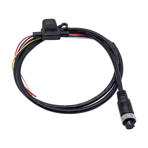GX12-4P Female Waterproof Sensor 4 Pin Cable assembly GX12 Power Cord with 5A fuse holder