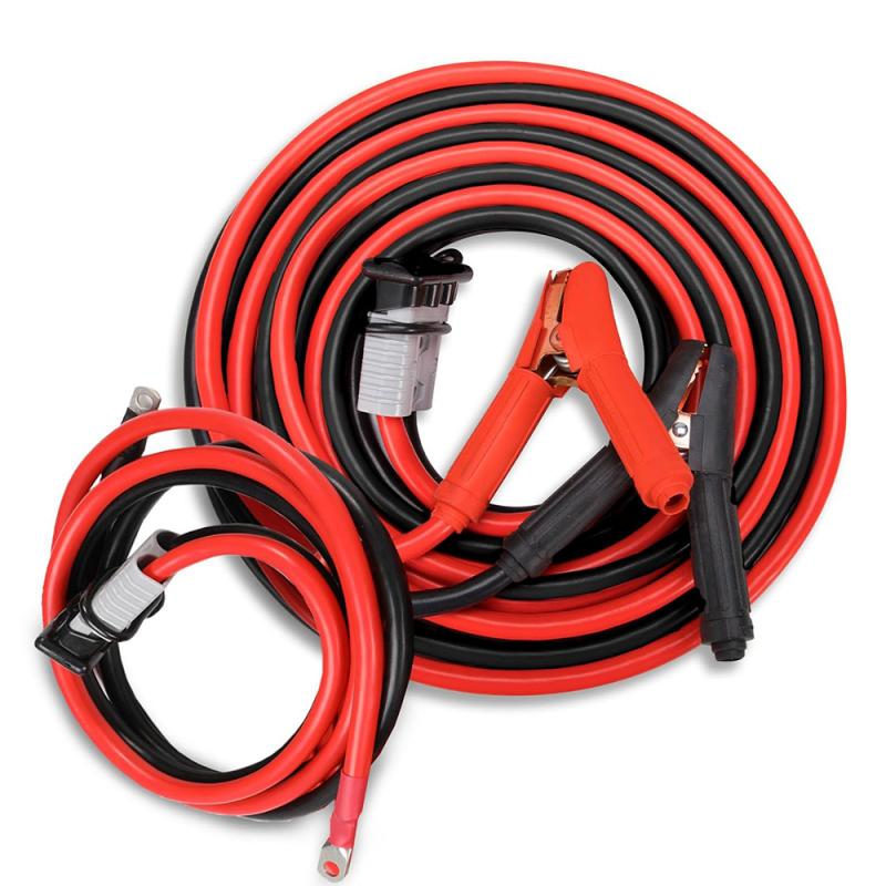 1 Gauge Quick Connect Jumper Cables 1500A Heavy Duty Booster battery cables for Truck, SUV and car