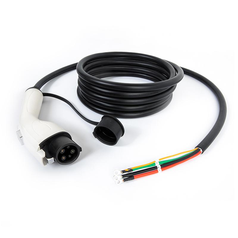 Type 1 16A 1 phase EV charger Cable Charging connector with 5m cable 16 Amp Type 1 inlet AC charging home use EV cable