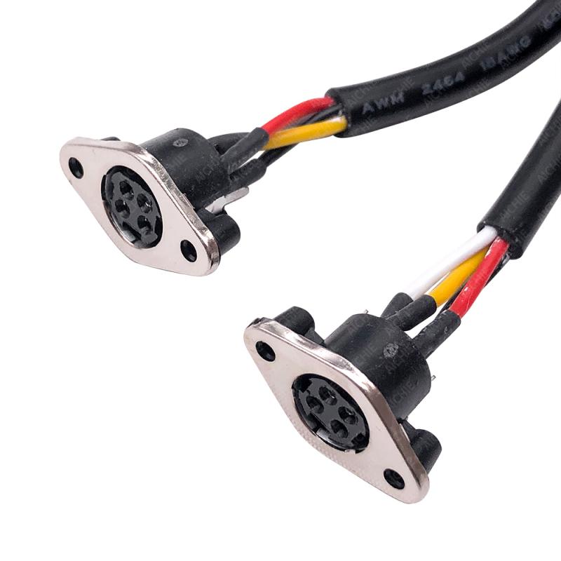 mini-DIN plug  cable assembly