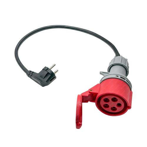 CEE European Industrial Electric Plug Socket Schuko Extension Cord 220V 3PIN Industry Plug CEE PLUG16A32A250V80Vextension