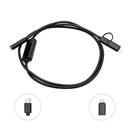 8.0mm IP67 Waterproof Inspection Camera Cable,Endoscope Camera with Light