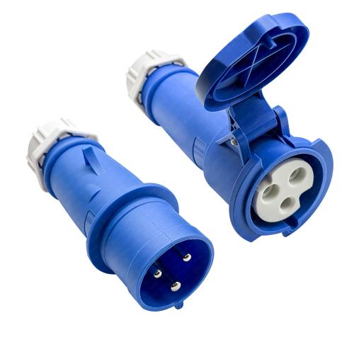 Waterproof CEE/IEC EAC Industrial Socket Plug Male Female Socket 32A 220 Volt Wall Mounted Socket Suitable for Factory Use