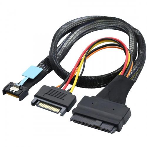 4X MCIO to U.2 SFF-8639 cable