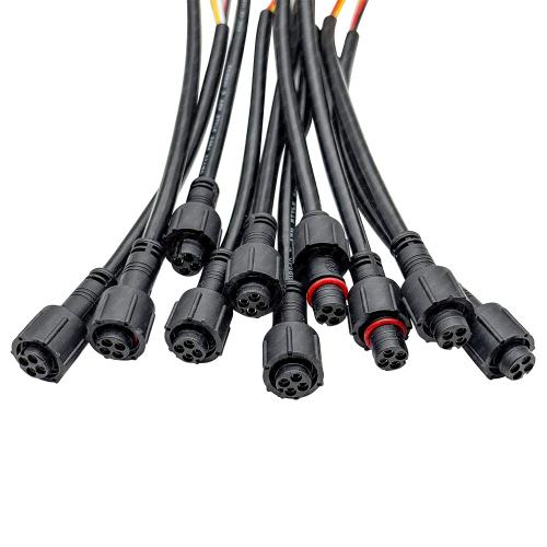 M10 Male Female Barrel Connector Mini Cable